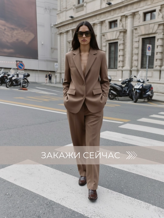Ayollar klassik kostyumi, pidjak va shim M–3XL — ELLY FASHION