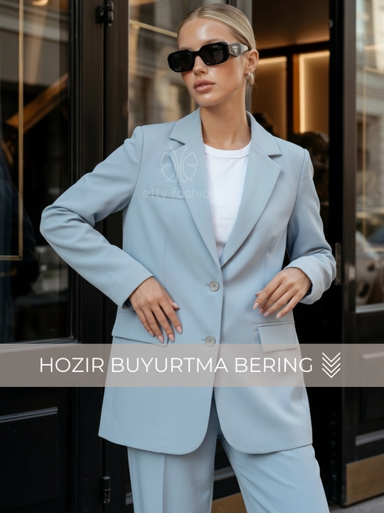 Ayollar klassik kostyumi, pidjak va shim M–3XL — ELLY FASHION
