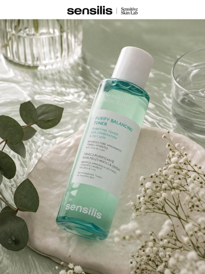 Тоник для лица Sensilis Purify Balancing Toner для жирной и комбинированной кожи, 200 мл