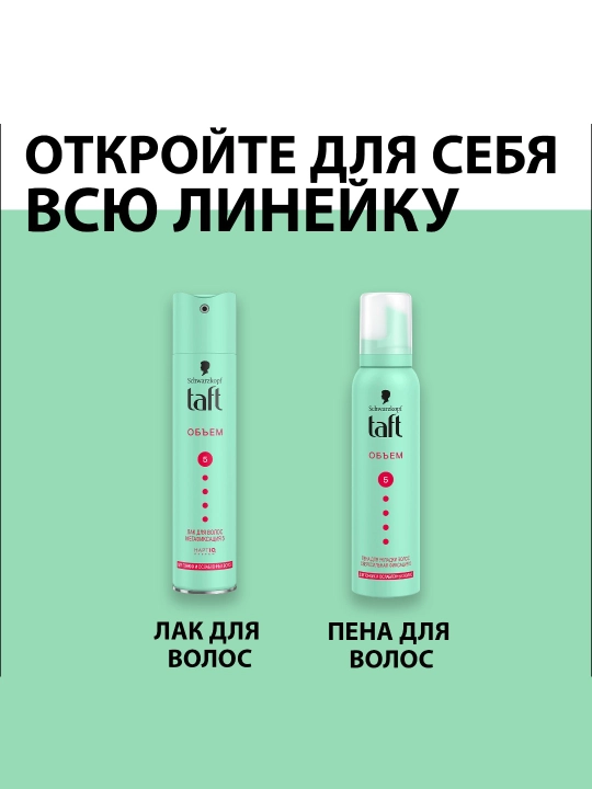 Лак Taft HSP Volume HL4, для тонких волос, сверхсильная фиксация, 250 мл