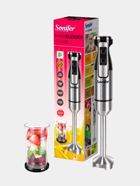 Blender qo'lda, piyola bilan, ko'p funktsiyali 5 tasi 1 da Sokany,nozullar sovg'a sifatida