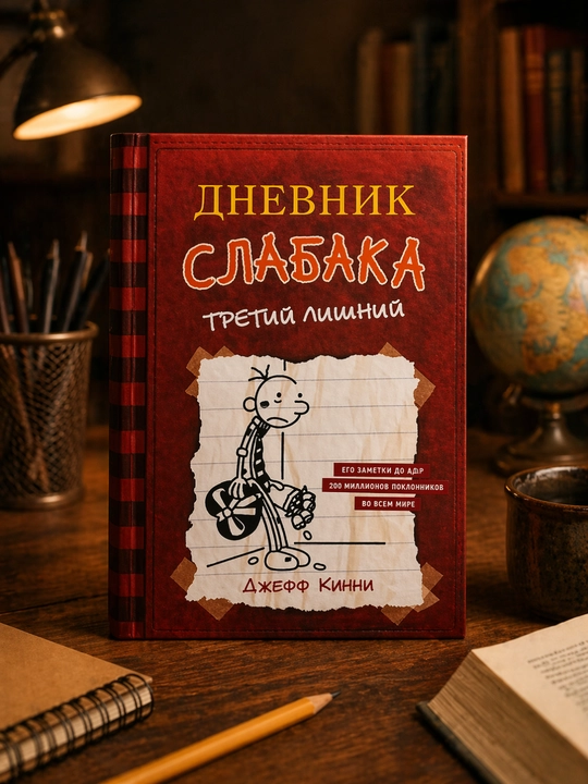 Dnevnik slabaka, uchinchi ortiqcha, Jeff Kinney - 