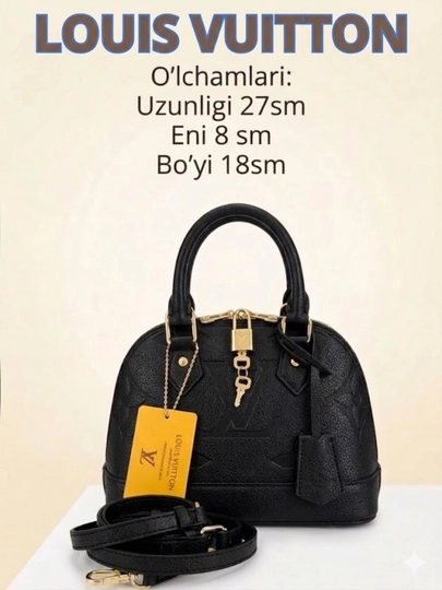 Женская сумка в стиле LOUIS VUITTON кросс-боди, через плечо из эко кожи — GERBO-LOUIS-ЧЕРНСТЕ