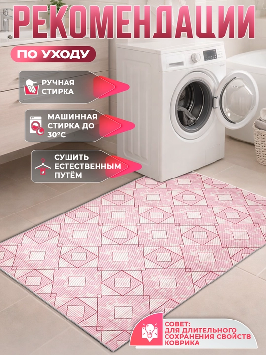 Коврик для ванной и туалета — безопасный и впитывающий влагу