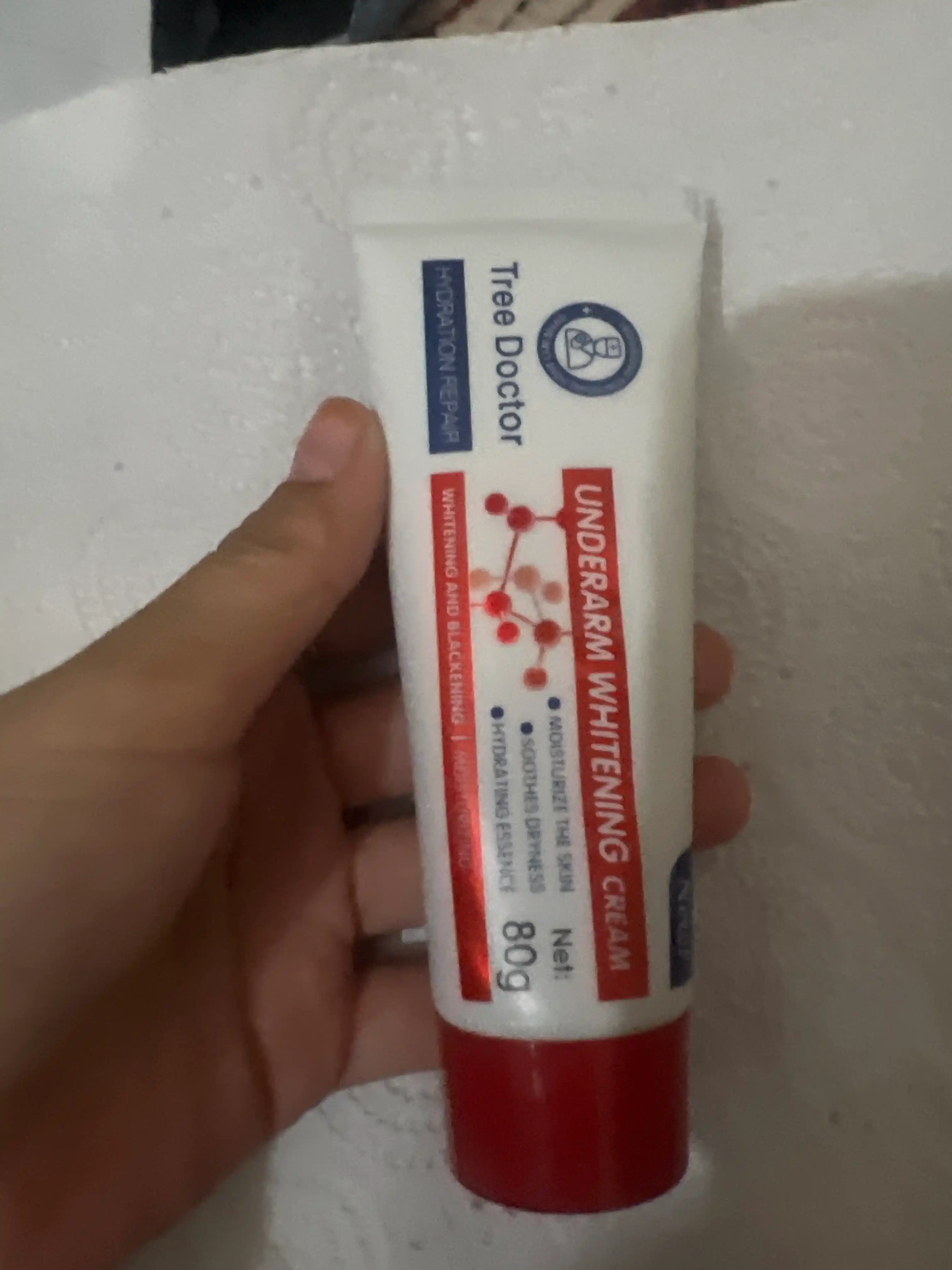 Qo'ltiq osti va nozik joylar uchun oqartiruvchi krem, Tree Doctor, 80 g