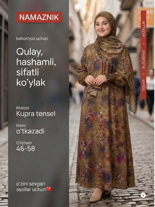 Платье намазник, с шарфом, на весну-лето, для женщин