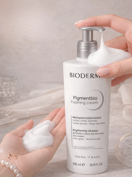 Осветляющее средство, против пигментации, Pigmentbio Foaming  Bioderma Cleanser 500 мл