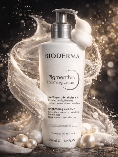 Осветляющее средство, против пигментации, Pigmentbio Foaming  Bioderma Cleanser 500 мл - 