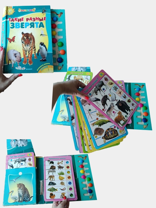 "Umnichka" interaktiv o'quv kitobi: Har xil hayvonlar - 