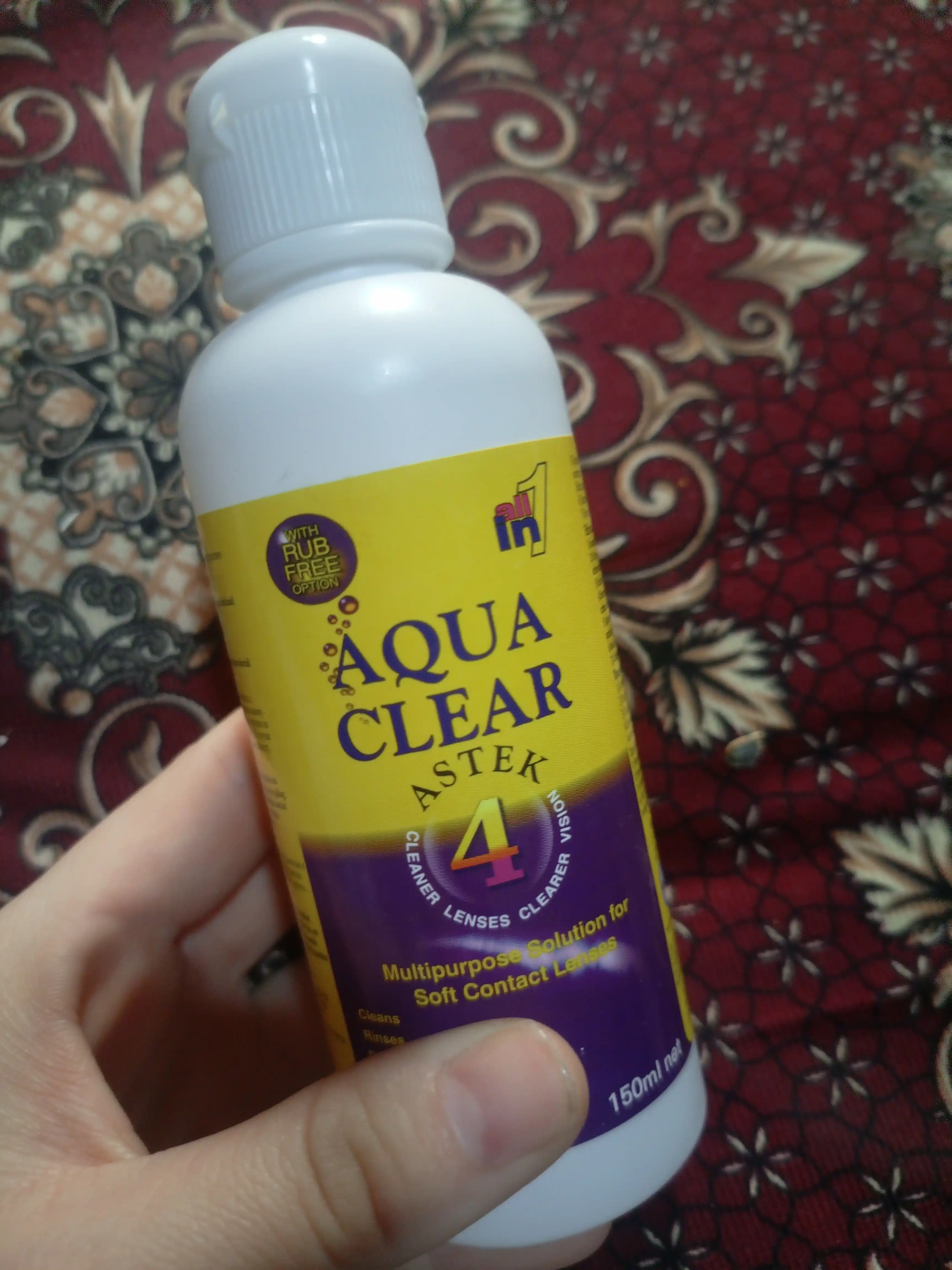 Раствор воды для контактных линз Aqua Clear, 150 мл