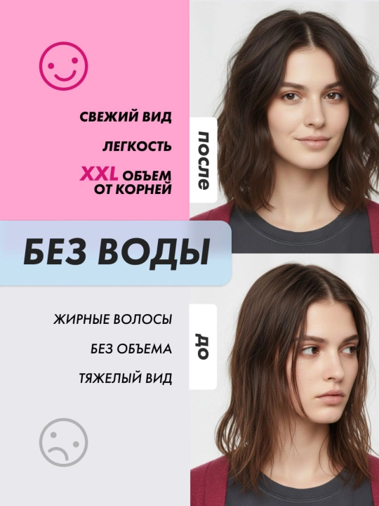 Sochlar uchun quruq teksturalovchi shampun-sprey Prelest Invisiwear 2in1, 200 ml
