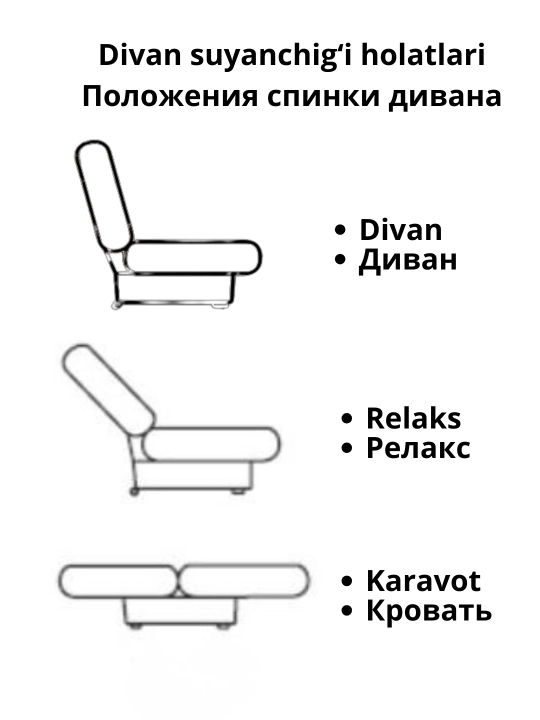 Диван-книжка с усиленной конструкцией и плотным велюром