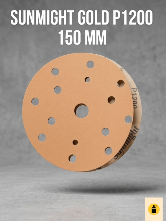 Sunmight Шлифовальный круг на липучке Gold P80 150мм 44306