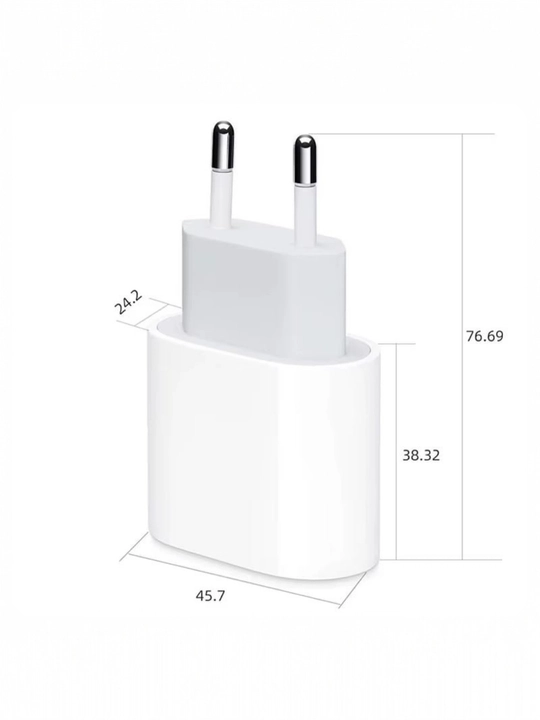 Зарядное устройство для iPhone 20W Адаптер для зарядки iPhone, 20 Вт, для быстрой зарядка