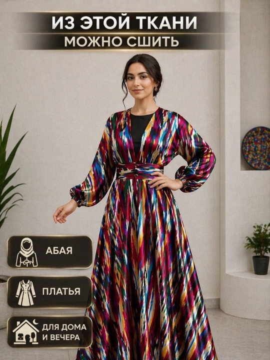 Mato atlas ikat- ipakdek silliq, yumshoq tuzilishga ega, pishiq va shaklini yo‘qotmaydi