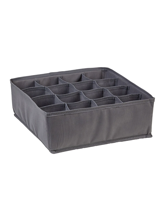 Polini Home saqlash organizatori 16 bo'lim 32x32x10 sm Kulrang