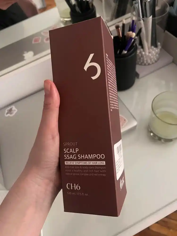 Шампунь против выпадения и для роста волос CH6 Scalp SSAG Shampoo, 520 мл