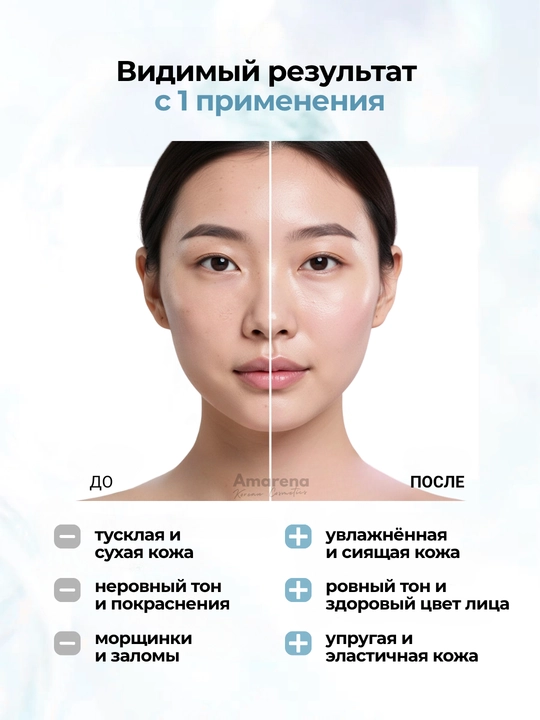 Ампульная маска для лица Institute ESTELARE Korea, тканевая, корейская, уход для лица