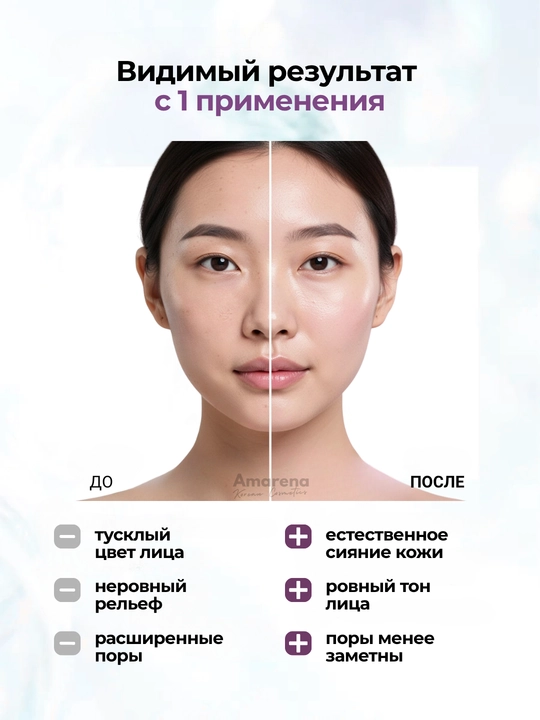 Ампульная маска для лица Institute ESTELARE Korea, тканевая, корейская, уход для лица