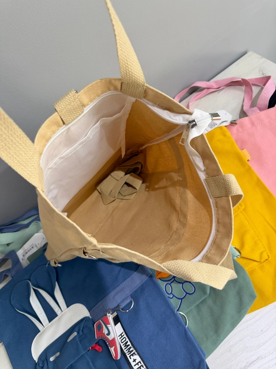 Shopper sumka transformator print bilan va uzun tasma