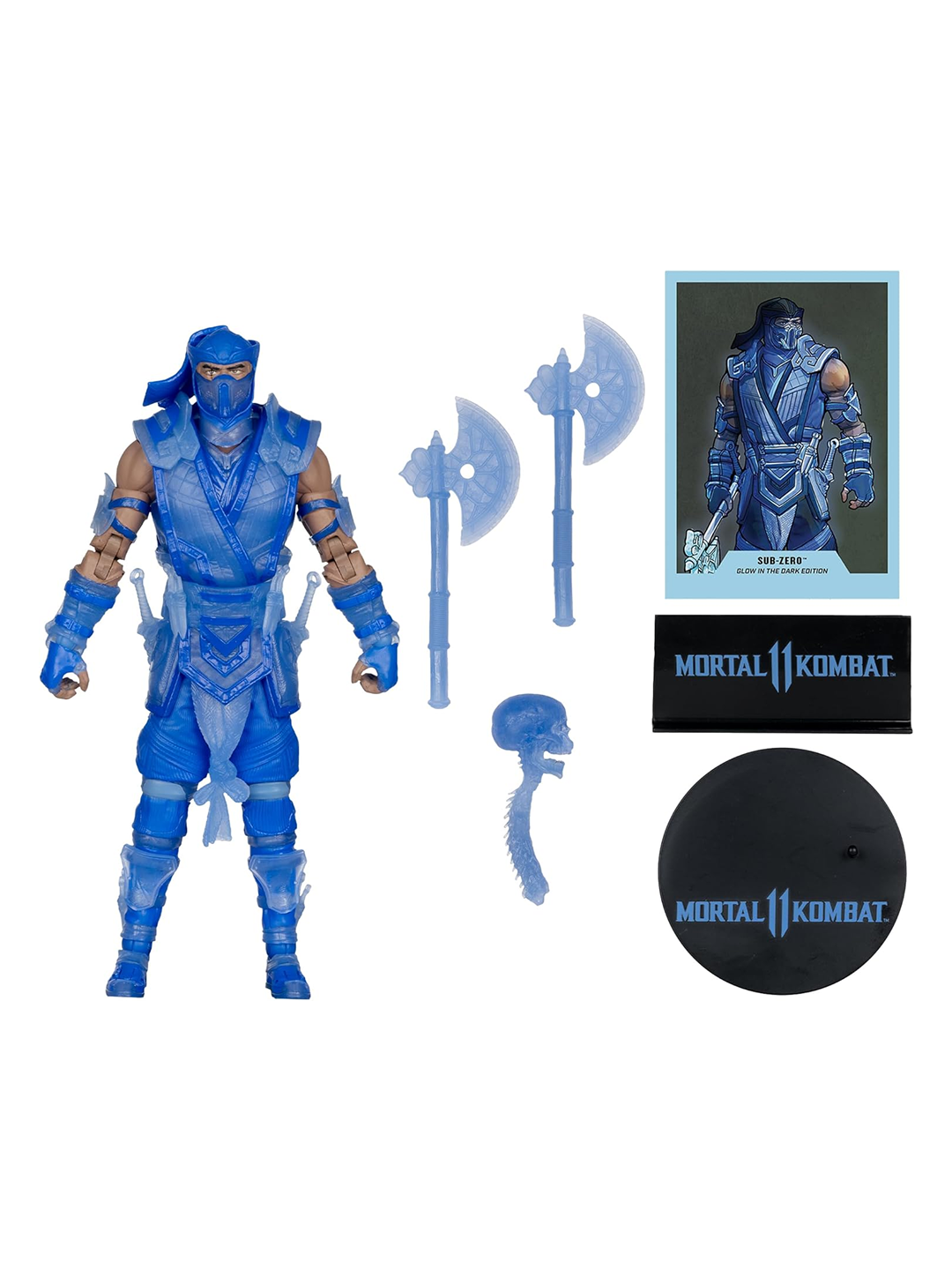 McFarlane MK11 Sub-Zero Gold Label фигурка 7" светится в темноте - 