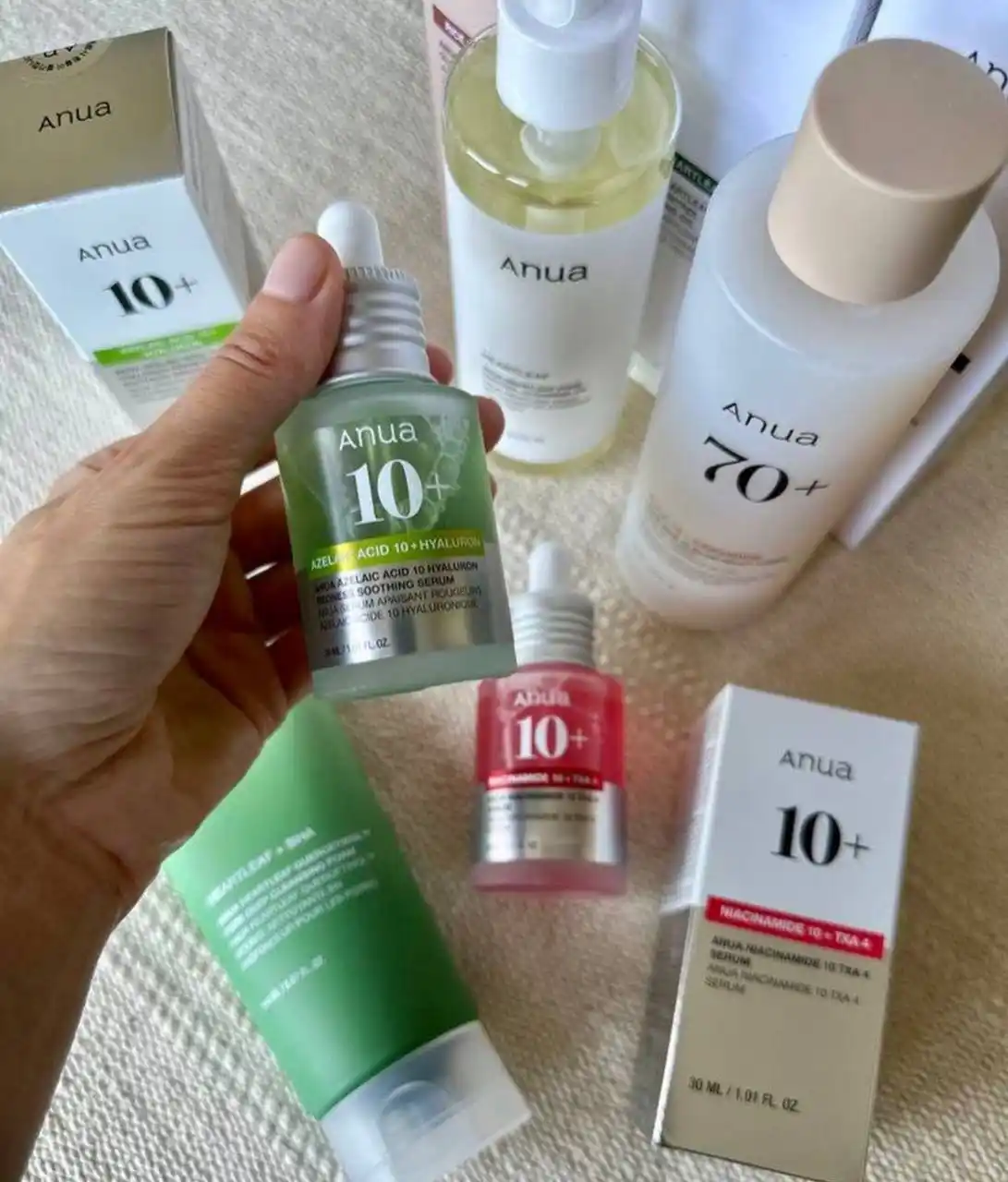 Yuz uchun zardob Anua PDRN, niacinamide, azelaic acid, pigmentatsiyaga qarshi, yaltiroqlik