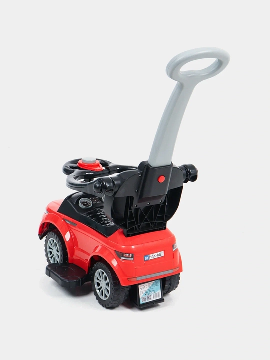 Bolalar aravacha mashinasi, kichik sayohatlar uchun xavfsiz, tutqichi bilan, yoshi 2+