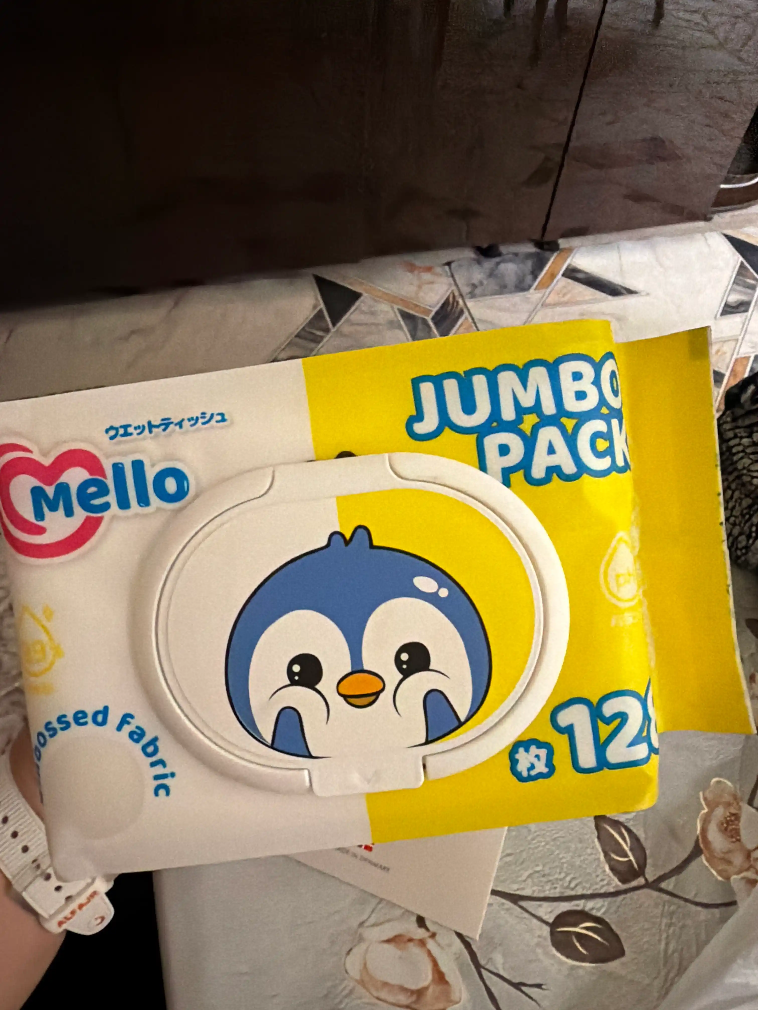 Gigienik nam salfetkalar Mello, 128 dona