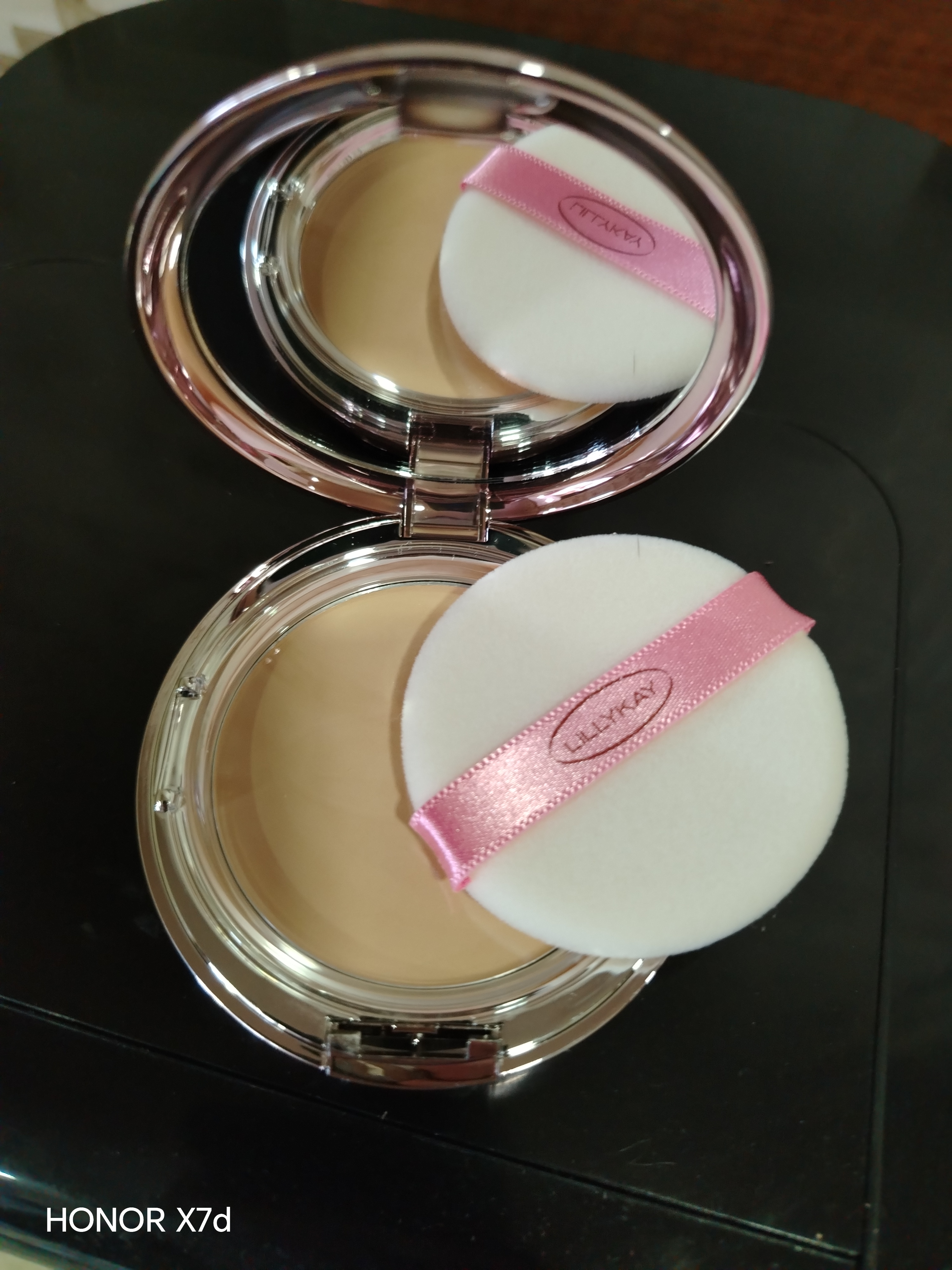 Пудра для лица 1+1, осветляющая пудра Lillykay Brightening Powder Pact SPF30+, Корея