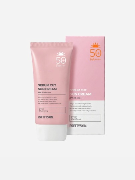 Pretty Skin Yuz uchun namlovchi, quyoshdan himoyalovchi krem SPF50+ PA++++ 4 xil, 70 ml
