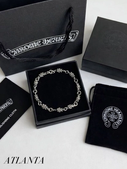 Браслет Chrome Hearts — ATLANUZ-БРАСЛЕТХРОММ-СЕРМЕТ