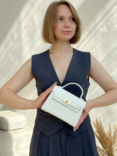 Kelly сумка кросс-боди, маленькая, через плечо, в стиле Hermes, ХЕРМЕС маленькая, экокожа