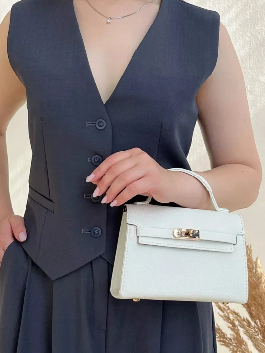 Kelly сумка кросс-боди, маленькая, через плечо, в стиле Hermes, ХЕРМЕС маленькая, экокожа