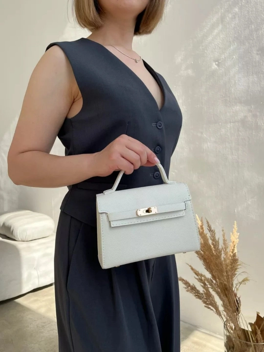 Kelly сумка кросс-боди, маленькая, через плечо, в стиле Hermes, ХЕРМЕС маленькая, экокожа
