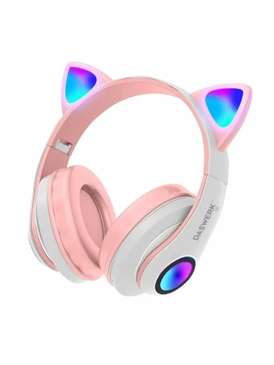 Simsiz Bluetooth quloqchinlar STN-28, yoritiladigan mushuk quloqlari bilan