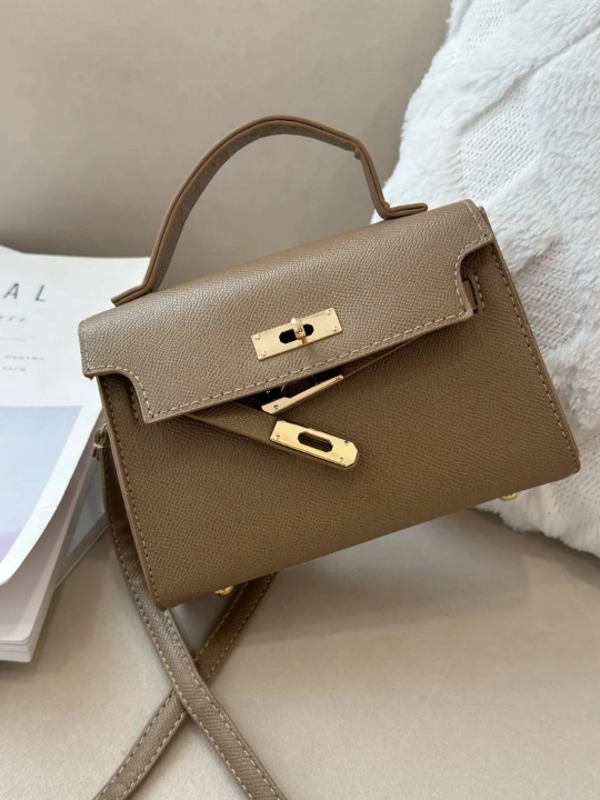 Kelly сумка кросс-боди, маленькая, через плечо, в стиле Hermes, ХЕРМЕС маленькая, экокожа