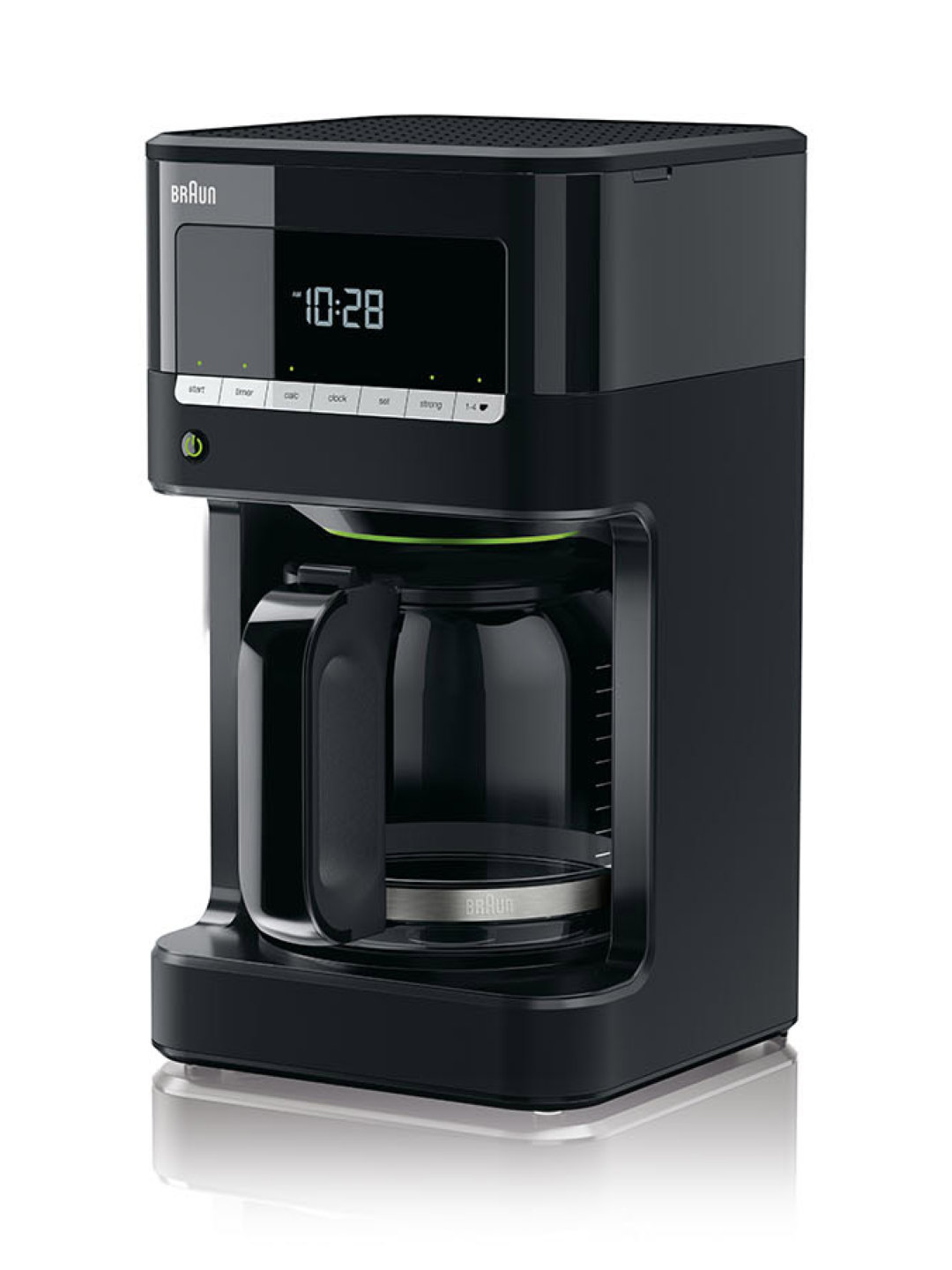 Braun PurAroma 7 KF7020BK tomchilatib qahva qaynatgich, taymer va LCD-displey