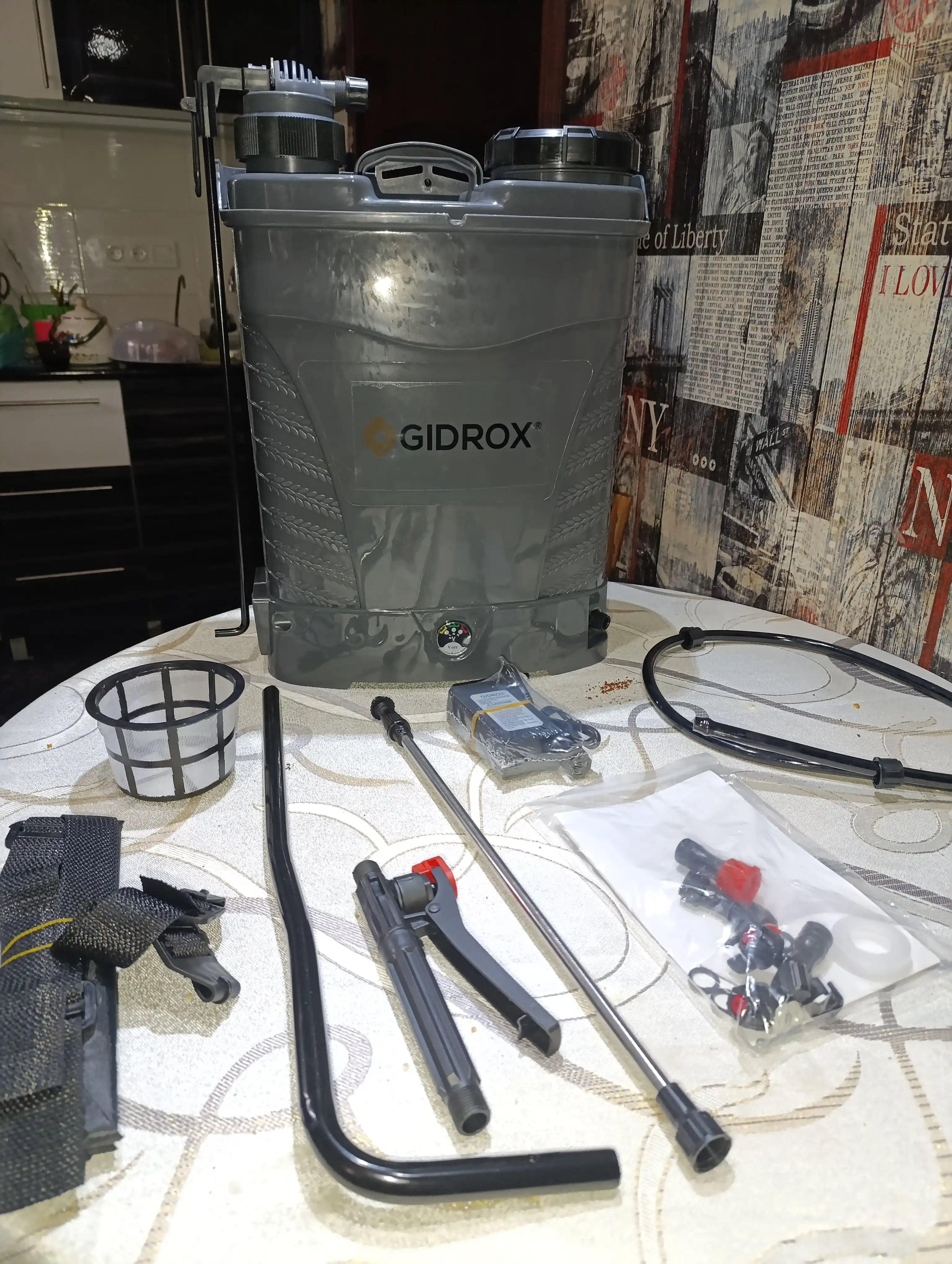 Akkumulyatorli purkagich GIDROX SD16-A 16L, 6 bar, bog‘ va tomorqa uchun