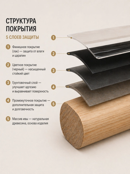 Вешалка напольная из ивы, 9 крючков, минимализм, экологичный дизайн, вешалка для одежды