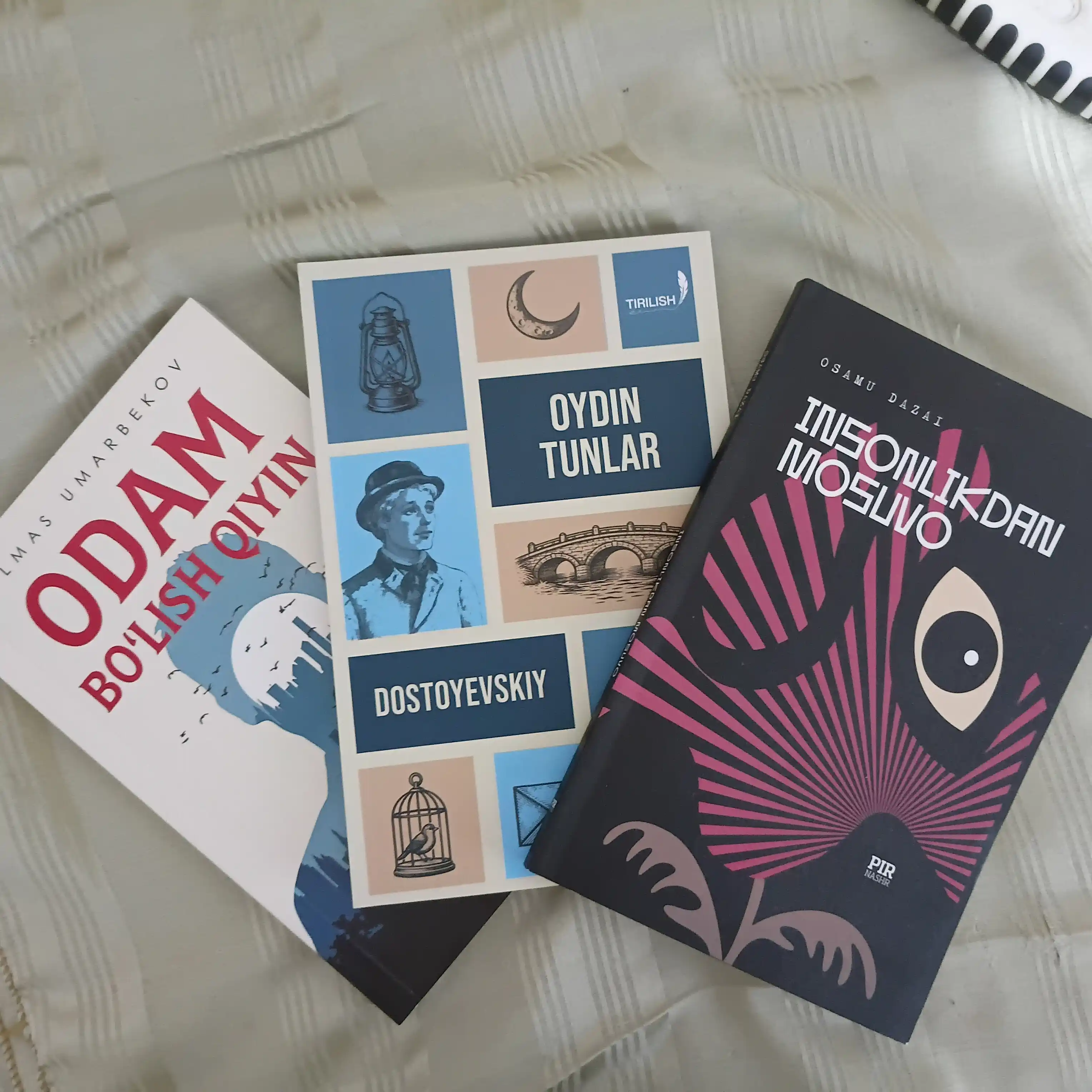 Kitob Osamu Dazai Insonlikdan mosuvo roman badiiy asar psixologik bestseller