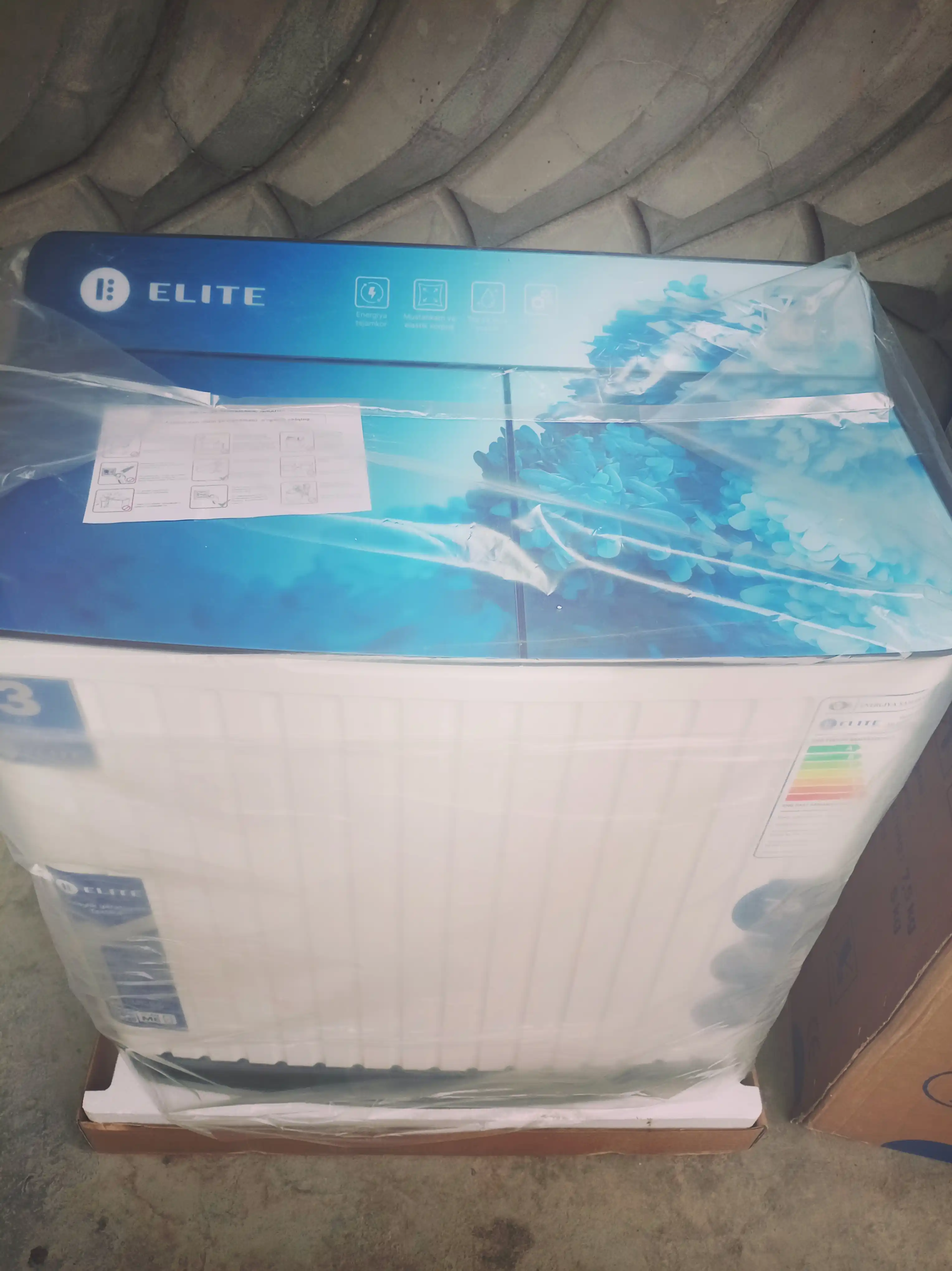Yarim avtomat kir yuvish mashinasi Elite WM-4198, 7,5 kg 3 yil kafolat beramiz