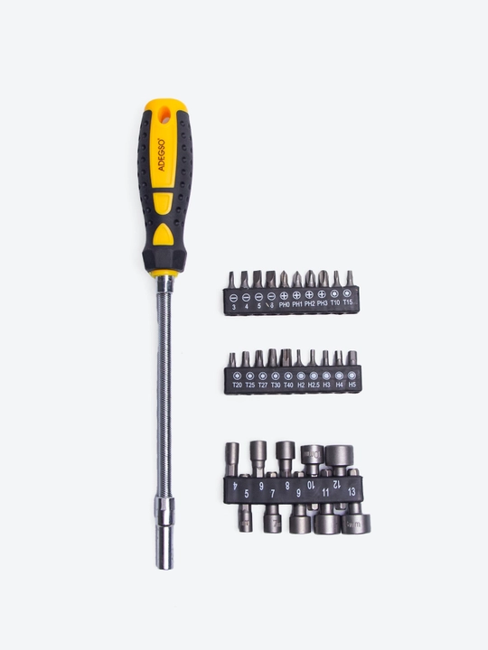Набор отверток и бит ADEGSO, 19–31–25 шт