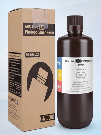 Фотополимерная смола ELEGOO ABS-Like 3.0 Resin 1 кг для 3D-принтера