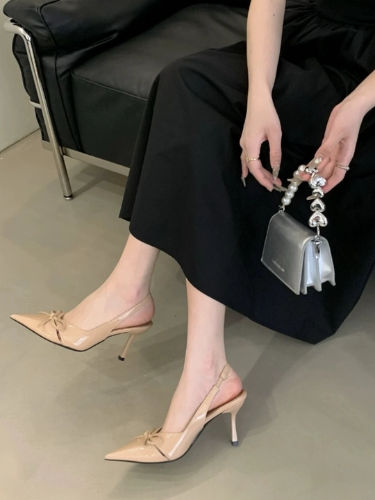 Ayollar uchun poshnali tuflilar, slingback, tufli, poshnali bosonoshka. Malamerka-1 razmer
