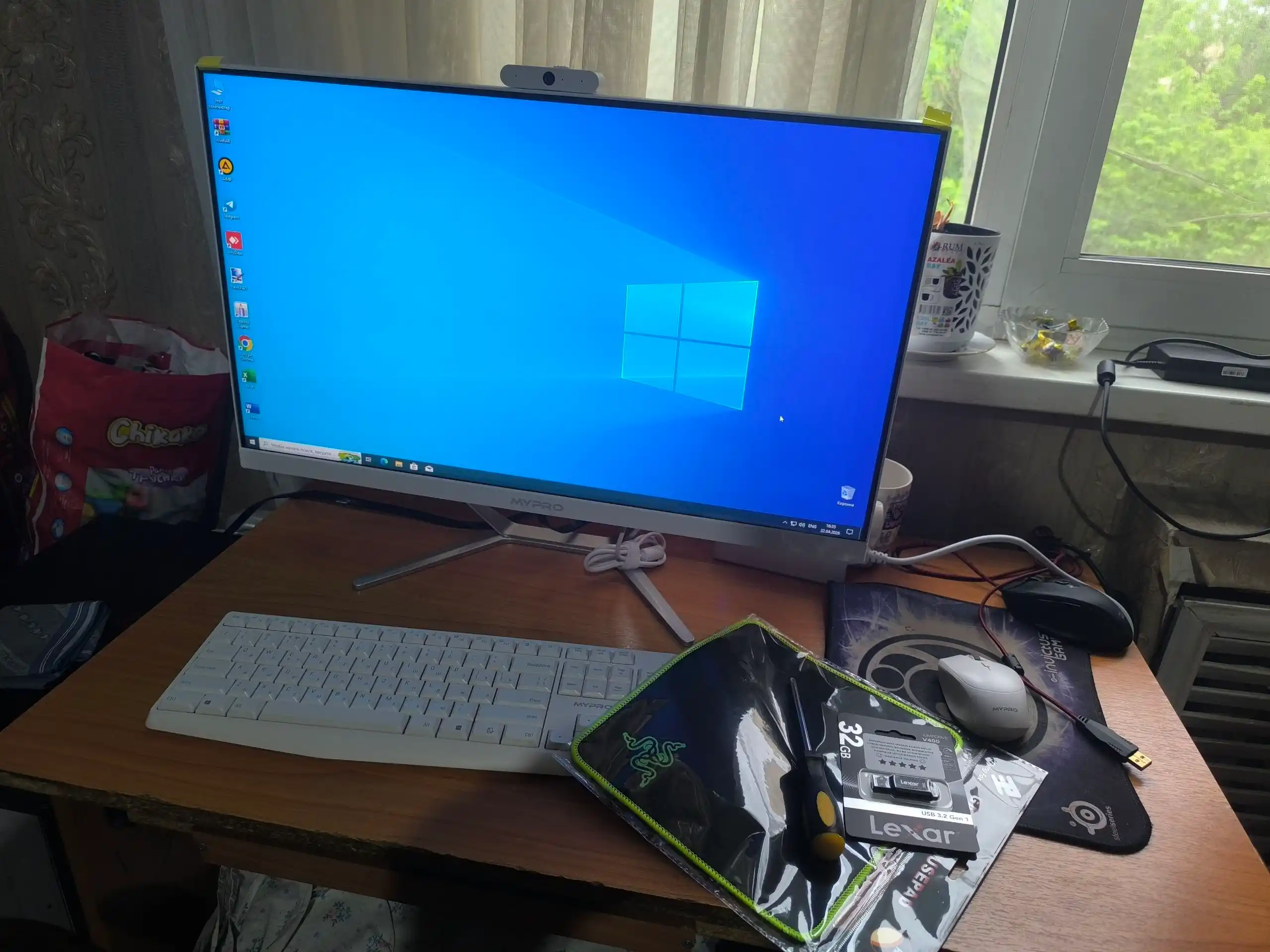 Моноблок MYPRO  27", i5-3470, 16GB, SSD 512GB,в бонус 32 гб флешка, клавиатура и мышка