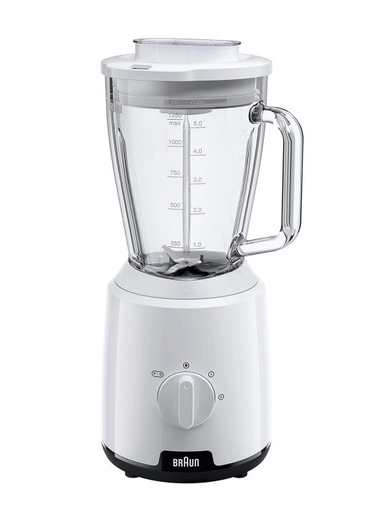 Braun JB1050WH statsionar blender 600 Vt, 1.25 l shisha idishli oq