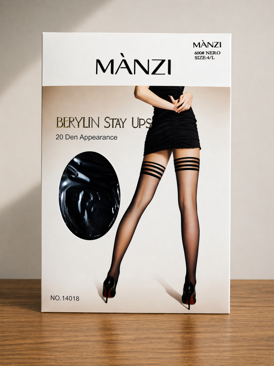 Капроновые чулки Manzi качественные, прочные, долговечные, элегантные, современная модель