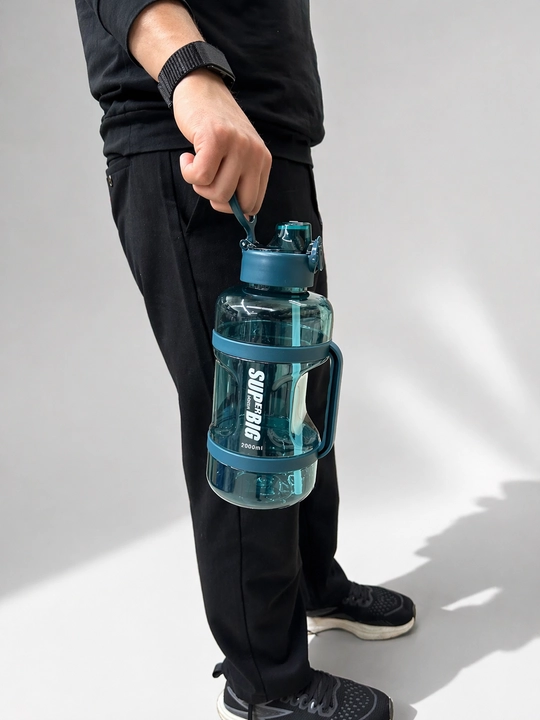 Katta sport shaker, 2000 ml, protein shaker, plastic, 5 ta halqali