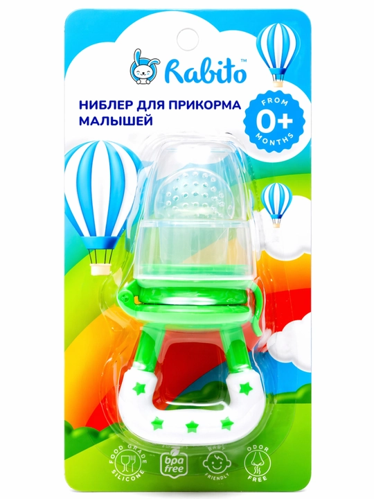 Nibler, bolalarni mevalar bilan boqish uchun so‘rg‘ich