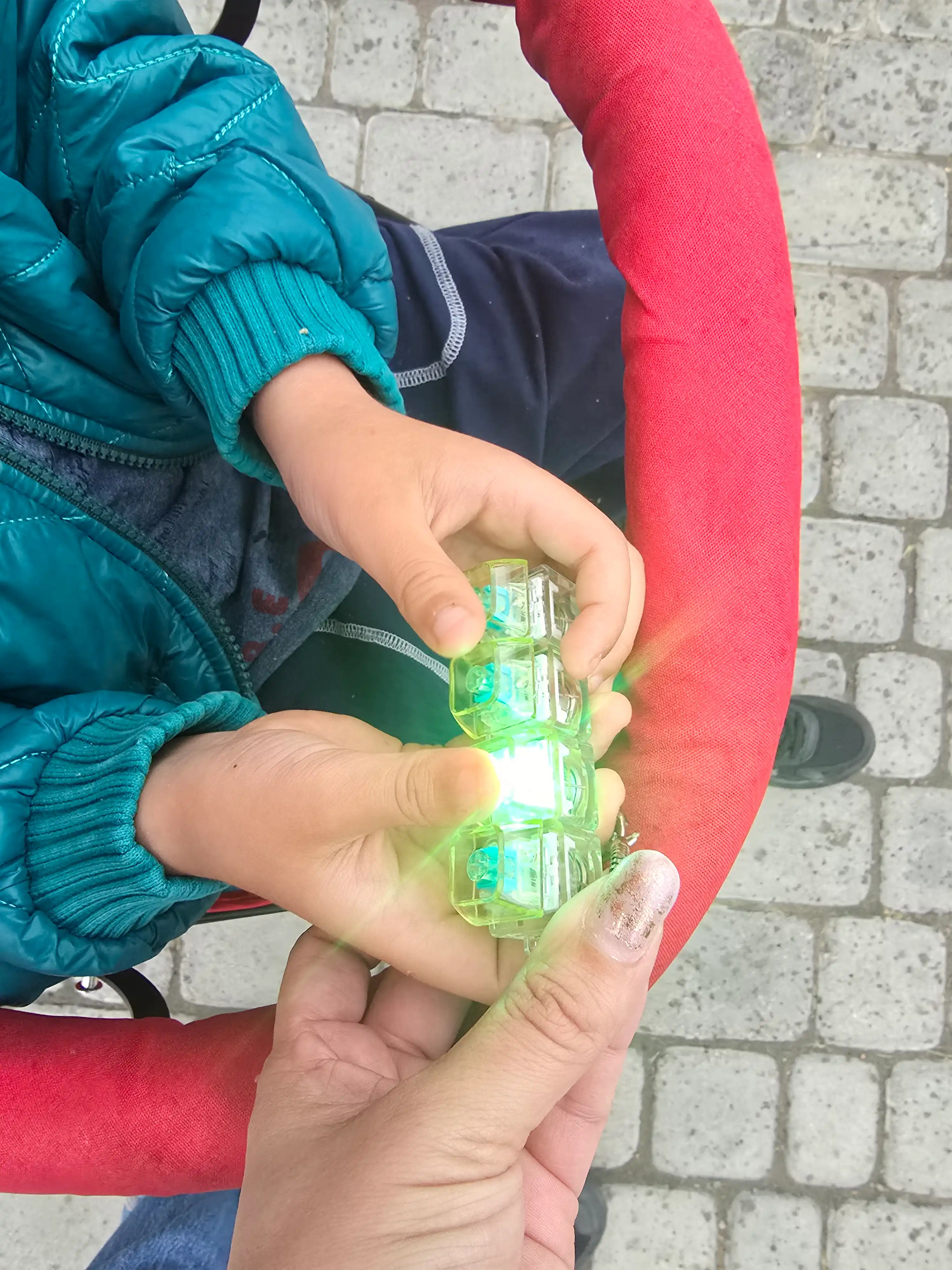 Антистресс брелок клавиатура RGB, механический кликер